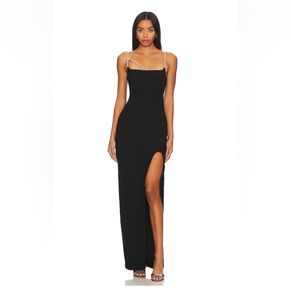 NEW NBD Evelyn Maxi Dress in Black size M